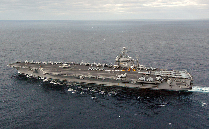 第七艦隊喬治華盛頓號航空母艦